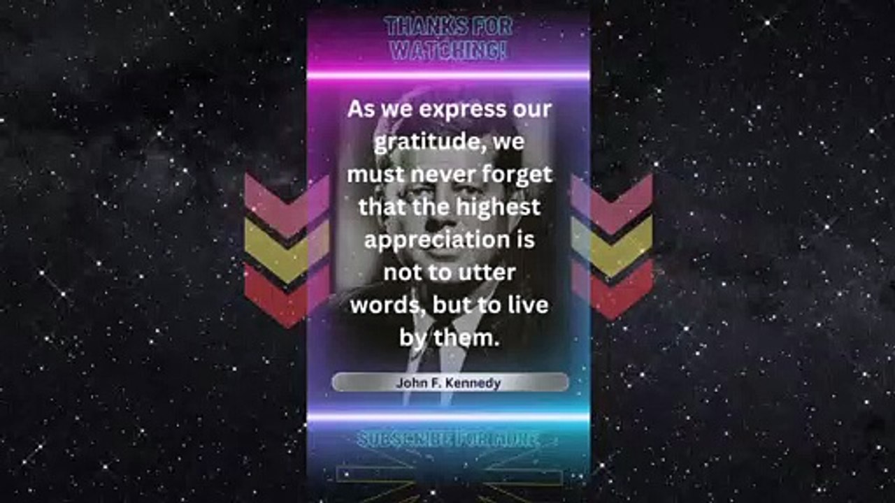 John F. Kennedy - Inspirational Quotes and Short Biography