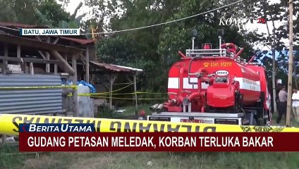 Gudang Petasan di Kota Batu Meledak, 1 Orang Korban Alami Luka Bakar 70 Persen