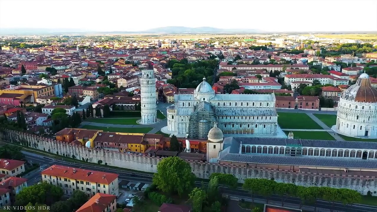 Flying Over Italian Towns 8K Ultra HD