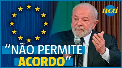 Lula chama carta da UE contra acordo com Mercosul de ameaça