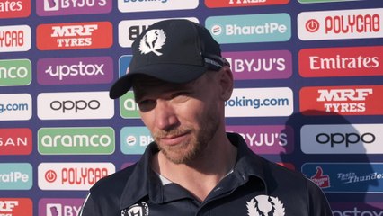 Captain Richie Berrington on Scotland's comfortable 111 run win over UAE