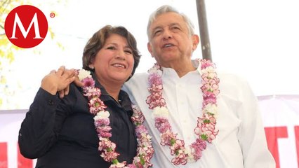 Se reúnen para revisar proyectos en Edomex, AMLO y Delfina Gómez