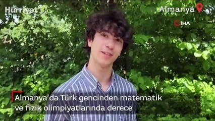 Almanya’da Türk gencinden matematik ve fizik olimpiyatlarında derece