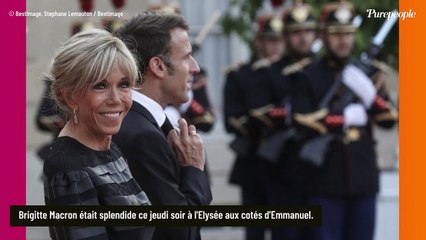 Brigitte Macron bien accrochée à Emmanuel : son chignon très sophistiqué a marqué les esprits