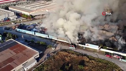 Manisa'da yanan geri dönüşüm tesisine 7 milyonluk ceza