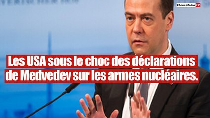 Medvedev: Si les USA veulent la défaite de la Russie, se sera la fin de monde.