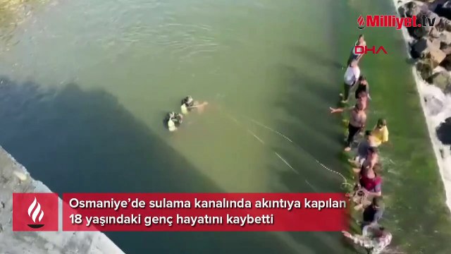 Sulama kanalında akıntıya kapılan 18 yaşındaki genç hayatını kaybetti