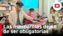 Las mascarillas dejarán de ser obligatorias en hospitales y farmacias