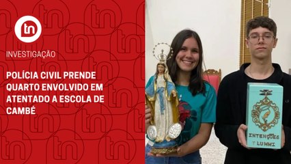 Polícia Civil prende quarto envolvido em atentado a escola de Cambé