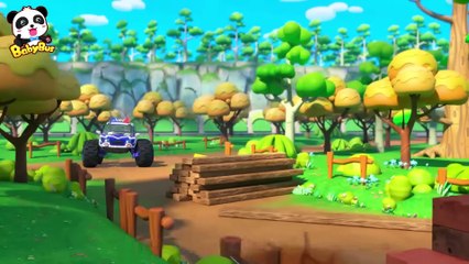 Fire Truck Saving Tanker Truck｜ Monster Truck ｜ Car Cartoon ｜ Kids Song ｜ BabyBus