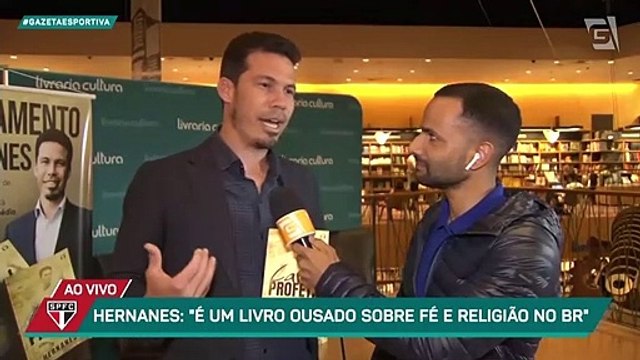 Ídolo do São Paulo, profeta Hernanes fala sobre lançamento de livro sobre fé