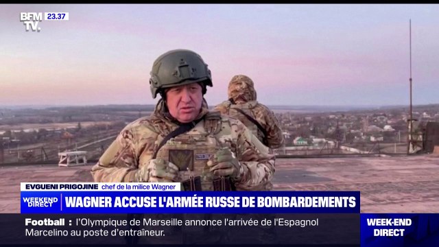 Tous ceux qui ont détruit nos gars aujourd'hui seront punis : Le fondateur de la milice Wagner, Evgueni Prigojine, accuse l'armée russe d'avoir bombardé ses hommes
