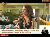 Miranda | La UICOM entrega más de 100 certificados a estudiantes del diplomado Comunicación Política