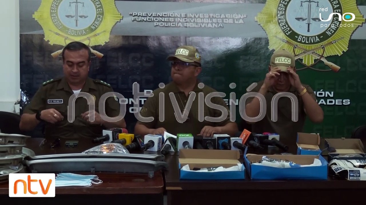 FELCC recupera objetos robados, algunos pertenecían a una iglesia