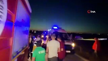 4 blessés dans deux voitures en collision frontale à Tekirdag