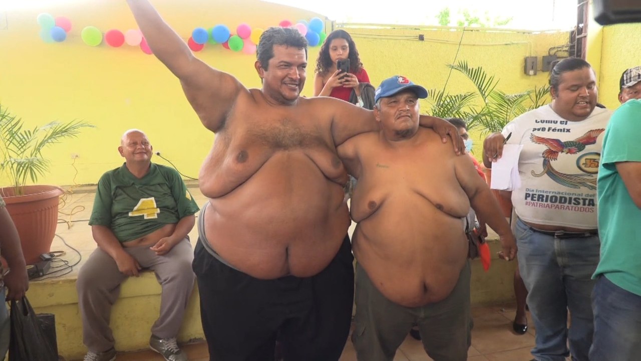 Con barriga de 193 centímetros, taxista ganó concurso "El papá panzón" en Nicaragua