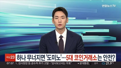 하나 무너지면 '도미노'…5대 코인거래소는 안전?