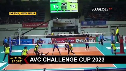 Detik-Detik Kemenangan Tim Voli Putri Indonesia Kalahkan India di Penyisihan Grup AVC Challenge Cup