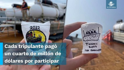 Tripulación podía enviar "souvenirs" a bordo de Titán en expediciones, ¿cómo son?