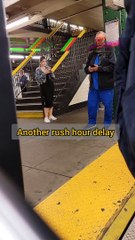Just Another Rush Hour Train Delay on the NYC Subway System