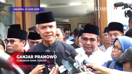 Kunjugi Rumah Duka Desmond Mahesa, Ganjar Kenang Pertemuan Terakhir