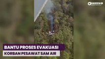 Bantu Proses Evakuasi Korban Pesawat SAM Air, 2 Tim Brimob Polres Jayawijaya Diterjunkan