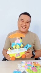 Mainan gerobak es krim - mainan es krim - mainan troli es krim