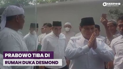 Prabowo Subianto Tiba di Rumah Duka Desmond, Gerindra Kehilangan Salah Satu Kader Terbaiknya