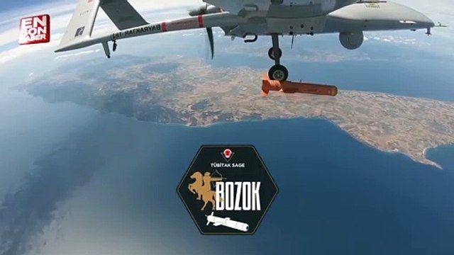 Bayraktar TB2 SİHA, hedefleri BOZOK ile vurdu