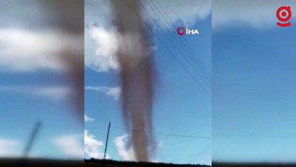 Ahlat’ta dev hortum görüntülendi