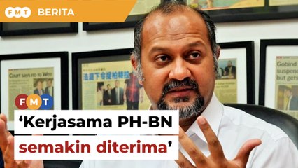 Kerjasama PH-BN semakin diterima, kata Gobind