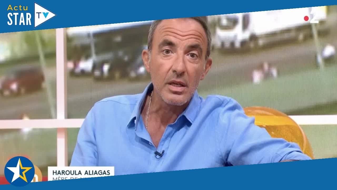 VIDEO "Arrête de te foutre de ma gueule !" : Nikos Aliagas rappelé à l'ordre en direct dans Télémati