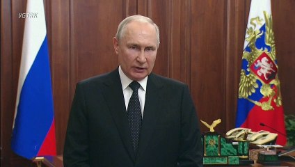 Putin dice que la rebelión del grupo Wagner es una "puñalada por la espalda"