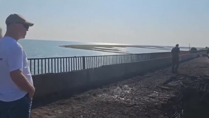 Ucrania reconoce haber atacado con misiles un puente clave que conecta Crimea con el sur del país