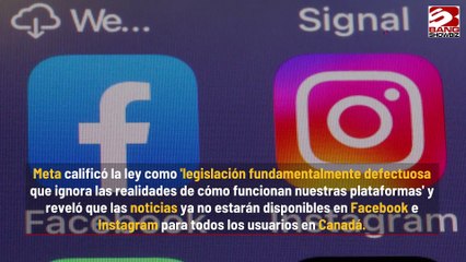 Facebook e Instagram limitan el acceso a la noticias en Canadá