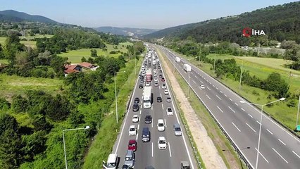 Ils ont afflué sur les routes pour la fête de l'Aïd： La direction d'Ankara s'est arrêtée