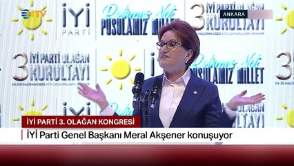 Meral Akşener, kurultayda esti gürledi: Hesap soracağım