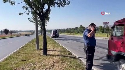 Accident de la circulation en chaîne impliquant 9 voitures à Eskişehir ! Il y a des personnes blessées