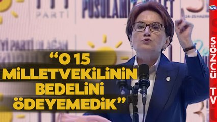 Meral Akşener Sert Konuştu! 'CHP'den 15 Milletvekili İstemek Hayatımın En Büyük Pişmanlığıdır'