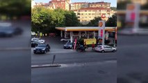 Üsküdar'da Benzin İstasyonu Kavgası: Çalışanların Üzerine Araba Sürüldü