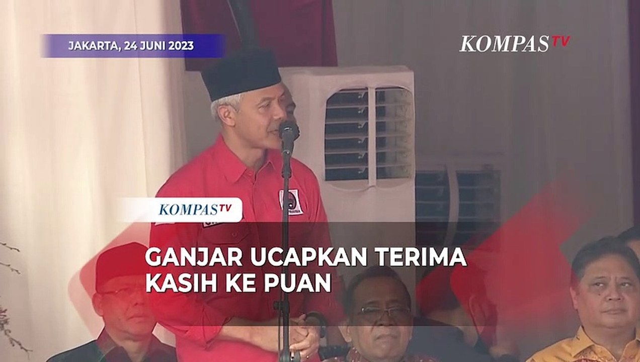 Ganjar Ucapkan Terima Kasih ke Puan Pimpin Kemenangan Pilgub Jateng 2013