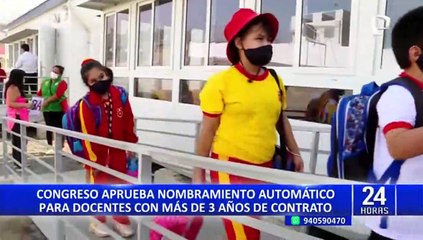 Minedu rechaza PL aprobado en el Congreso sobre nombramiento automático para docentes