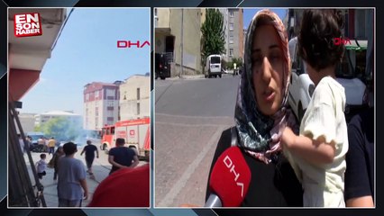 İstanbul'da anne ve çocuklarının üzerine elektrik kabloları düştü