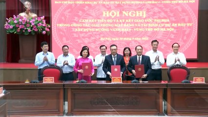 Cầu truyền hình lễ khởi công dự án đường Vành đai 4 – Vùng Thủ đô và cao tốc Cao Lãnh – An Hữu