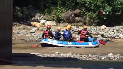 Giresun'da selde kaybolan kişi aranıyor