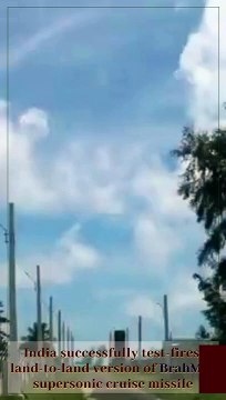 India successfully test-fires land-to-land version of BrahMos supersonic cruise missile