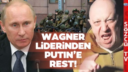 Prigojin Putin'e Baş Kaldırdı! Wagner Liderinden Putin'i Titreten Açıklama!