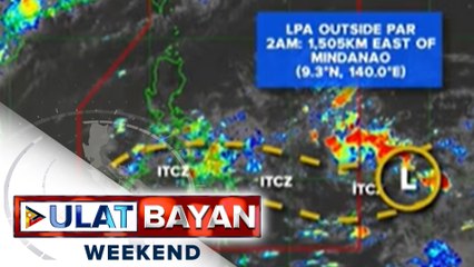 ITCZ, magpapaulan sa Southern Luzon, Visayas at Mindanao