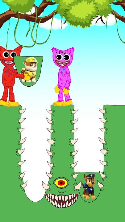 Kissy Missy Trying to Choose Cartoon Characters _ Funny Animation  #shorts #animation (1)