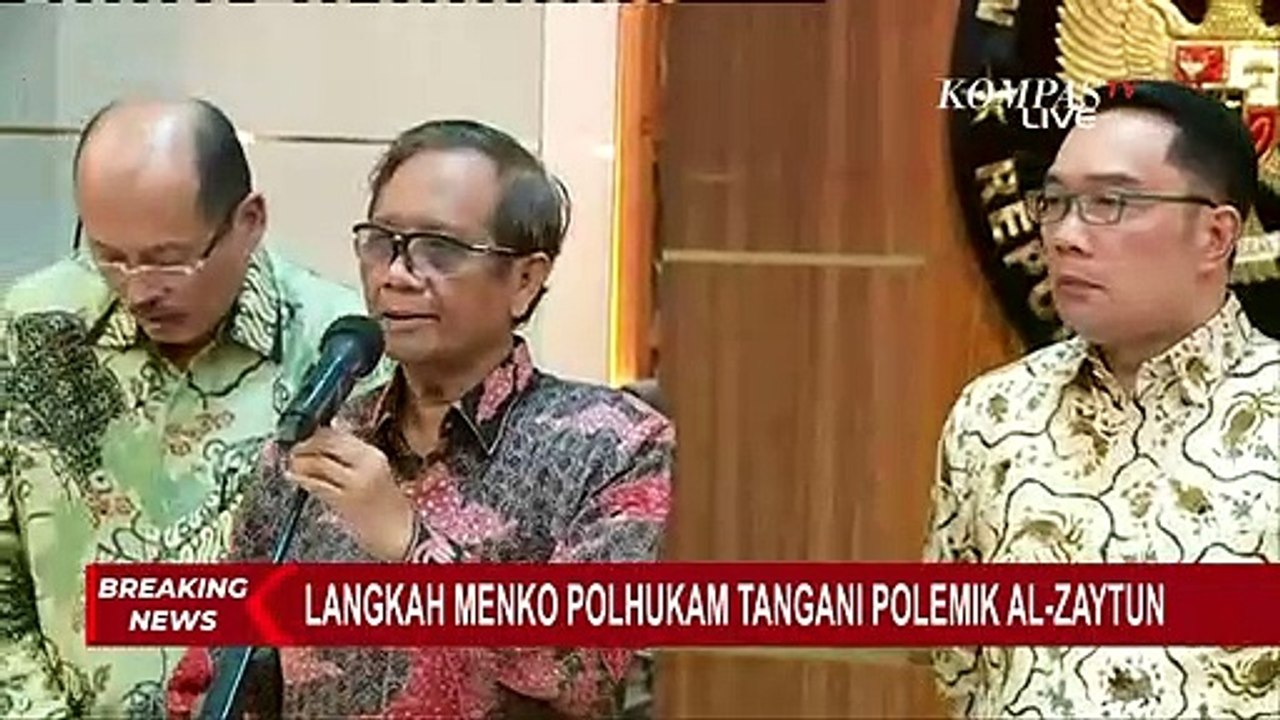 Mahfud MD Ungkap Langkah-Langkah untuk Tangani Polemik Al-Zaytun
